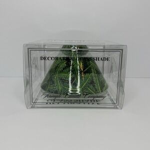 Kringle Candle Company Decorative Glass Shade Balsam Firs Christmas Brand New